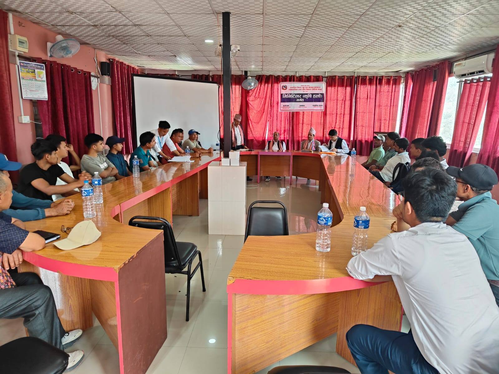 बेसीशहर नगरपालीका लमजुङ मा सन्चालन गरिने मिनी टीलर (कृषि हलो) तालीम उद्घाटन कार्यक्रम सम्पन्न।